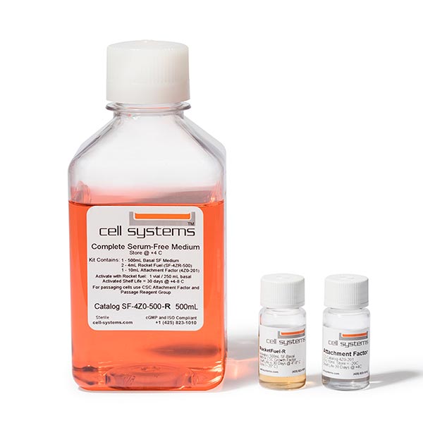 Complete Serum-Free Medium Kit With Recombinant RocketFuel™ (SF-4Z0-500-R) Cell Systems Media